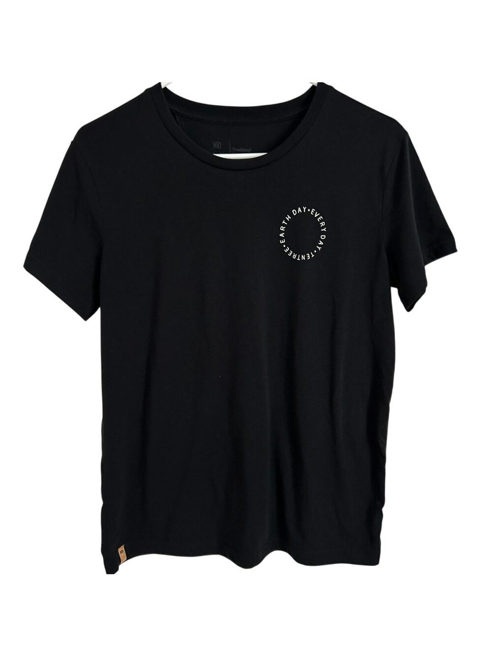 TenTree "Earth Day is Everyday" Black Tee - Size Small